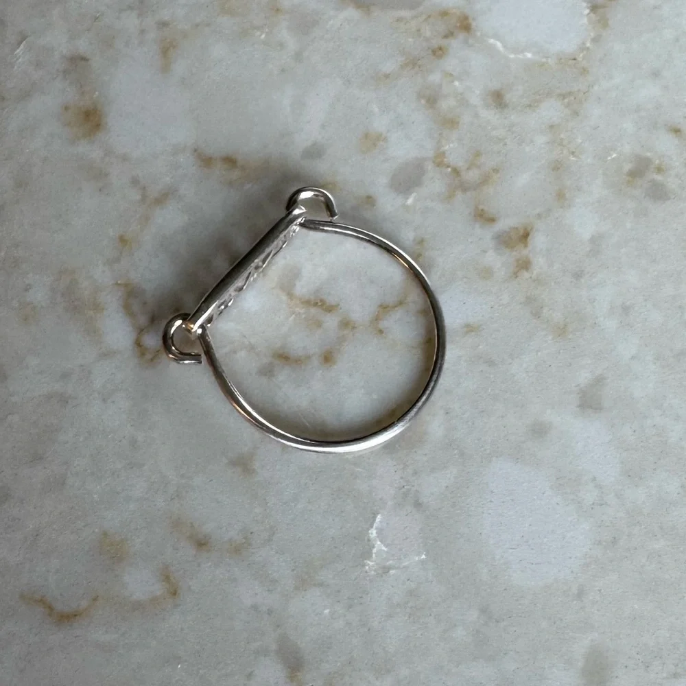 NWOT Sundance A Simple Love Ring, Sterling Silver